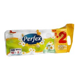 Toaletný papier PERFEX - kamilka (10ks)