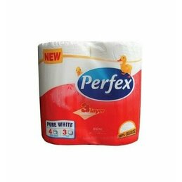 Toaletný papier PERFEX - klasik (4ks)